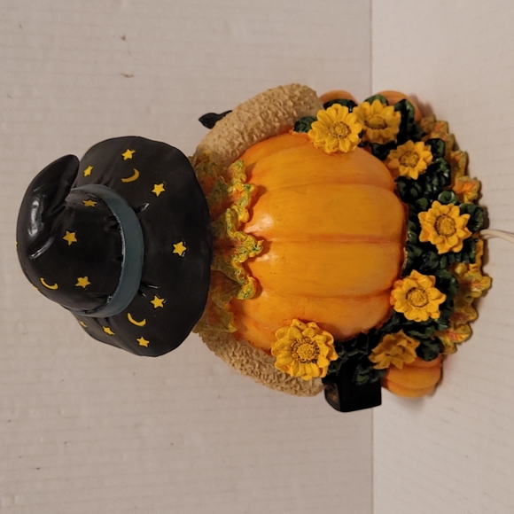 Adorable Lighted Teddy Bear with Pumpkins - Picture 10 of 16